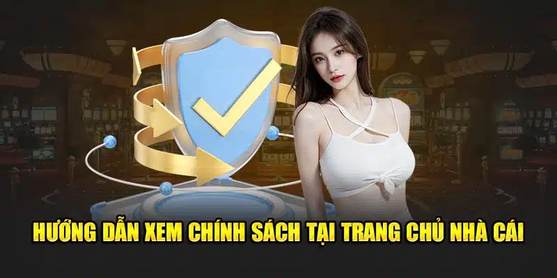 Hướng dẫn xem chính sách tại trang chủ nhà cái 